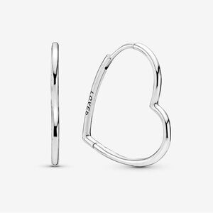 NEW Pandora Heart Hoop Earnings